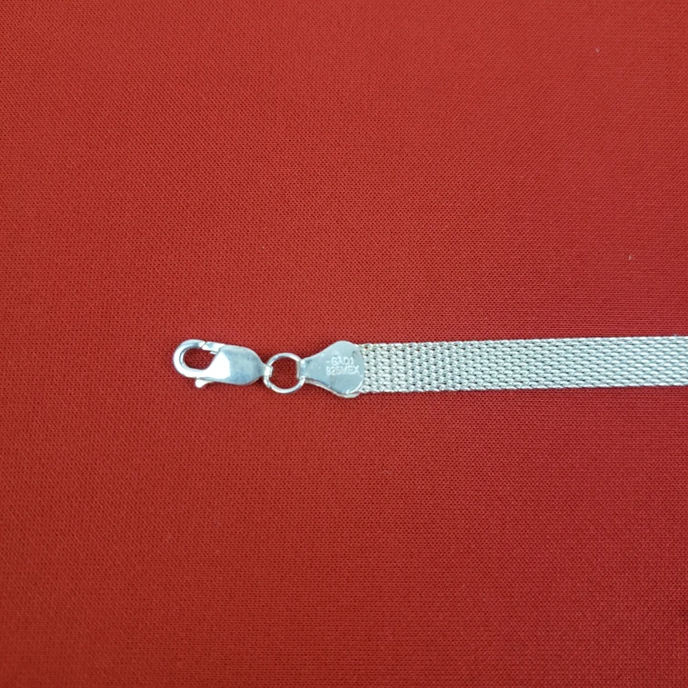 925‎ sterling silver men's bracelet